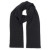Шарф вязаный  двойной WIND SCARF_черный,100% акрил