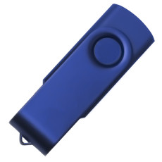 USB flash-карта DOT (16Гб), синий, 5,8х2х1,1см, пластик, металл