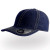 Бейсболка DAD HAT, 6 клиньев, металлическая застежка, темный джинс, 100% хлопок, 280 г/м2