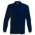 Поло Long Sleeve Polo, темно-синий_M, 100% х/б, 180 г/м2