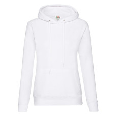 Толстовка Lady Hooded Sweat , белый_XL, 75% х/б, 25% п/э, 280 г/м2