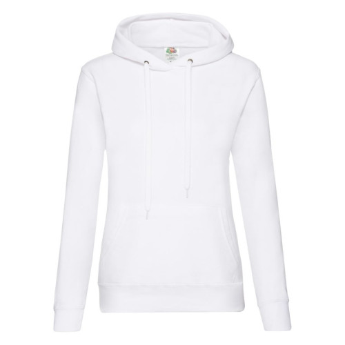 Толстовка Lady Hooded Sweat , белый_XL, 75% х/б, 25% п/э, 280 г/м2