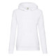 Толстовка Lady Hooded Sweat , белый_XL, 75% х/б, 25% п/э, 280 г/м2