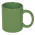 Кружка BASIC, 320мл, зеленый, тонкая керамика