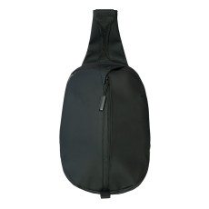 Сумка на плечо  водостойкая Sling, чёрный, 33 х 18 х11 см, 100%  полиуретан