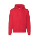 Толстовка мужская PREMIUM HOODED SWEAT JACKET, красный_2XL, 70% х/б, 30% п/э, 280 г/м2