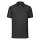 Рубашка поло мужская 65/35 Polo, черный_2XL, 65% п/э, 35% х/б, 180 г/м2