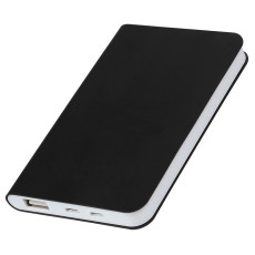 Универсальный аккумулятор Softi (5000mAh),черный, 7,5х12,1х1,1см, искусственная кожа,пласти