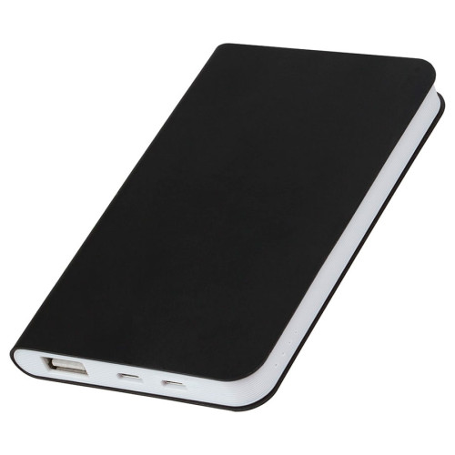 Универсальный аккумулятор Softi (5000mAh),черный, 7,5х12,1х1,1см, искусственная кожа,пласти