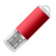 USB flash-карта Assorti (16Гб), красная, 5,8х1,7х0,8 см, металл