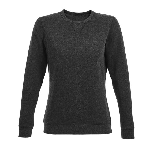 Толстовка женская Sully Women, т.серый меланж, XL, 60% хлопок 40% полиэстер, 280 г/м2