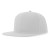 Бейсболка SNAP BACK-S, 6 клиньев, пластиковая застежка, белый, 100% переработанный полиэстер, 300 гр/м2