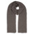 Шарф вязаный  двойной WIND SCARF_серый,100% акрил