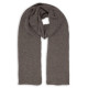 Шарф вязаный  двойной WIND SCARF_серый,100% акрил