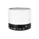 Портативная bluetooth-колонка Martins,белый, 5,9х5 см,пластик,металл