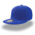 Бейсболка SNAP BACK, 6 клиньев, пластик. застежка, синий, 100% п/э,100% х/б, 400 гр/м2