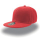 Бейсболка SNAP BACK 6 клиньев, пластик.застежка, красный, 100% п/э,100% х/б, 400 гр/м2