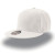 Бейсболка SNAP BACK, 6 клиньев, пластик.застежка, белый, 100% п/э,100% х/б, 400 гр/м2
