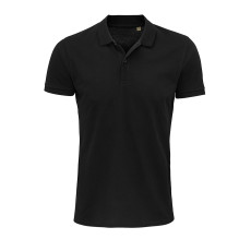 Рубашка поло мужская PLANET MEN, черный, L, 100% органический хлопок, 170 г/м2
