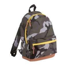 Рюкзак PULSE, камуфляж/желтый, полиэстер  600D, 42х30х13 см, V16 литров