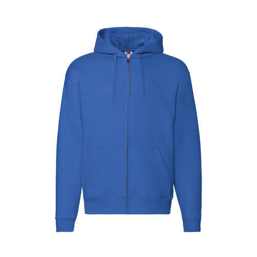 Толстовка PREMIUM HOODED SWEAT JACKET, ярко-синий_M, 70% х/б, 30% п/э, 280 г/м2