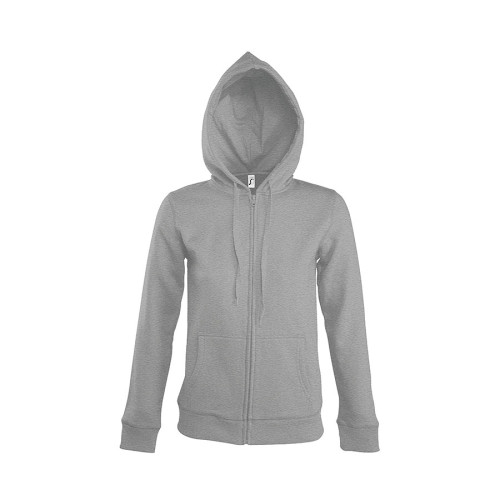 Толстовка Seven Women, серый меланж_XL, 50% хлопок, 50% полиэстер, 280м/г2
