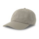 Бейсболка DAD HAT-S, 6 клиньев, металлическая застежка, серый, 80% хлопок, 20% переработанный хлопок, 270 г/м2