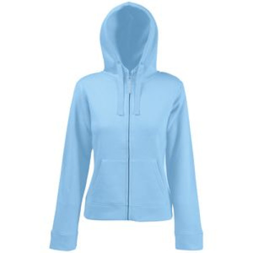 Толстовка Lady-Fit Hooded Sweat Jacket, небесно-голубой_XS, 75% х/б, 25% п/э, 280 г/м2
