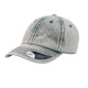 Бейсболка DAD HAT, 6 клиньев, металлическая застежка, джинсковая ткань, 100% хлопок, 280 г/м2