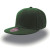 Бейсболка SNAP BACK, 6 клиньев, пластик. застежка, зеленый,100% п/э,100% х/б, 400 гр/м2