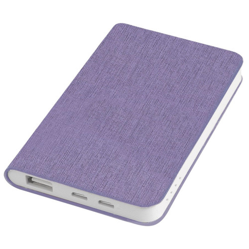 Универсальный аккумулятор Provence (5000mAh),сиреневый,7,5х12,1х1,1см, искусственная кожа