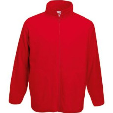 Толстовка Micro Jacket, красный_S, 100% п/э, 250 г/м2