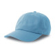 Бейсболка DAD HAT-S, 6 клиньев, металлическая застежка, голубой, 80% хлопок, 20% переработанный хлопок, 270 г/м2