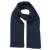 Шарф вязаный  двойной WIND SCARF_темно-синий,100% акрил