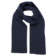 Шарф вязаный  двойной WIND SCARF_темно-синий,100% акрил