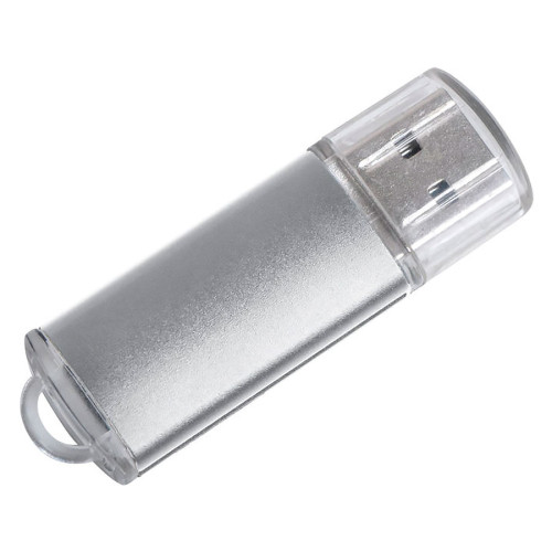 USB flash-карта Assorti (4Гб),серебристая,5,5х1,7х0,6см,металл