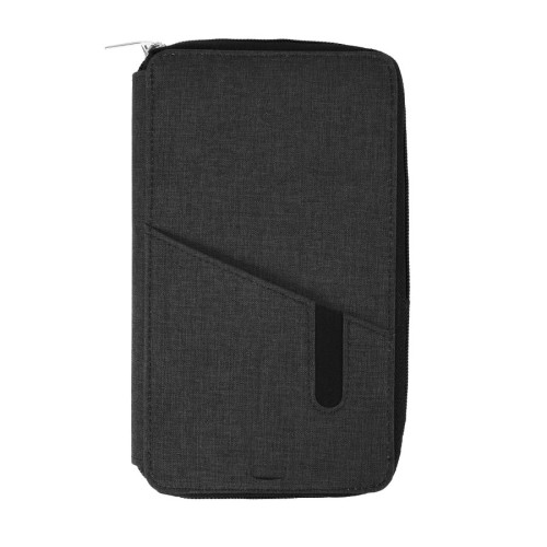 Органайзер дорожный с зарядным устройством (4000mAh)Portable,темно-серый,12х21х3см, полиэстер