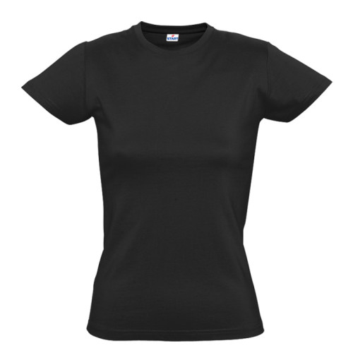 ФутболкаFancy - 140 г/м2, 100% хлопок, черный_M