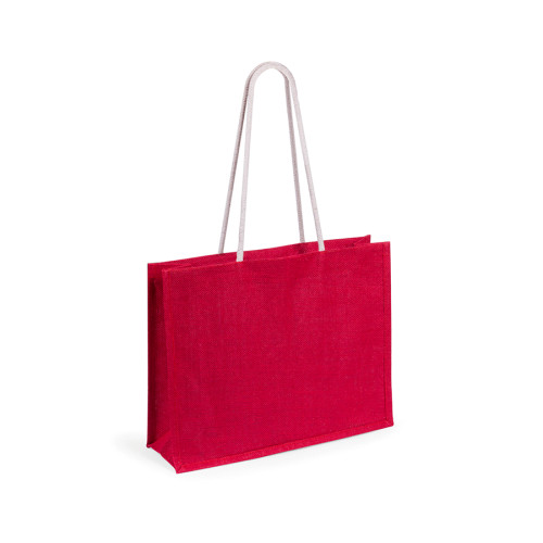 Cумка из джута Hint, джут, 44,5x35x14 см, красный