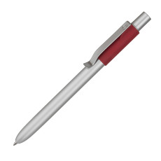 STAPLE MATT, ручка шариковая, красный, алюминий, пластик