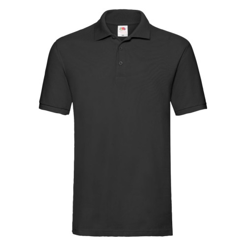 Поло Premium Polo, черный_2XL, 100% х/б, 180 г/м2