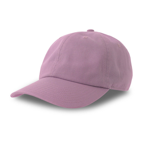 Бейсболка DAD HAT-S, 6 клиньев, металлическая застежка, сиреневый, 80% хлопок, 20% переработанный хлопок, 270 г/м2