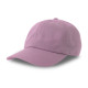Бейсболка DAD HAT-S, 6 клиньев, металлическая застежка, сиреневый, 80% хлопок, 20% переработанный хлопок, 270 г/м2