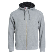 Толстовка мужская Classic Hoody Full Zip, меланж _S, 85% хлопок, 15% вискоза, 300 грм2