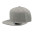 Бейсболка SNAP BACK, 6 клиньев, серый меланж, 100% п/э,100% х/б, 400 гр/м2, пластиковая застежка