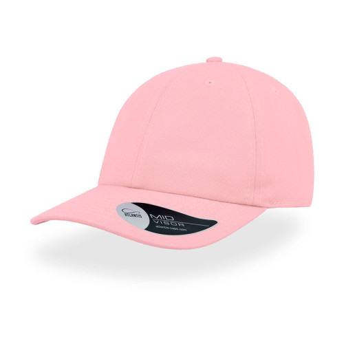 Бейсболка DAD HAT, 6 клиньев, металлическая застежка, розовый, 100% хлопок, 280 г/м2