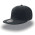 Бейсболка SNAP BACK, 6 клиньев, пластик. застежка, черный, 100% п/э,100% х/б, 400 гр/м2
