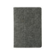 Двустороннее портфолио из рпет-фетра и искусственной кожи Felt, серый
