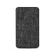Зарядное устройство из ткани, 4000 mAh, черный