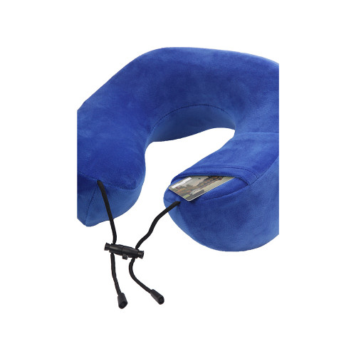 Подушка для путешествий с эффектом памяти Мемо Bluewinder Blue
